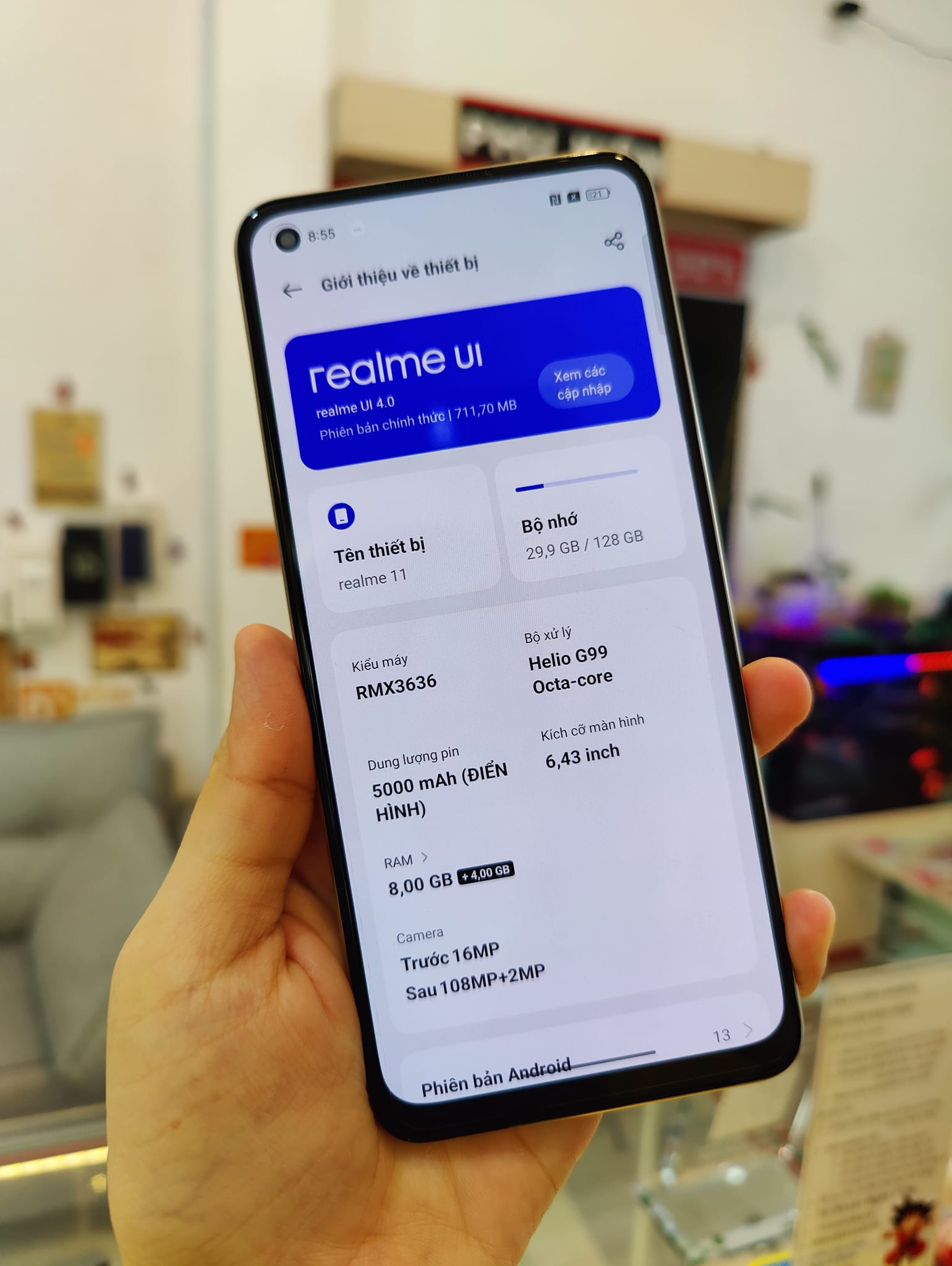 Điện thoại cũ Realme 11 128GB